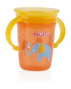 Ca tập uống nước 360 độ chống tràn, loại 2 tay cầm, dung tích 240ml