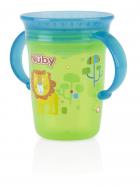 Ca tập uống nước 360 độ chống tràn, loại 2 tay cầm, dung tích 240ml