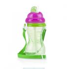 Bình uống nước ống hút kèm dây đeo, dung tích 420ml