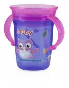 Ca tập uống nước 360 độ chống tràn, loại 2 tay cầm, dung tích 240ml